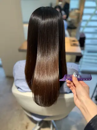 ロング パーマ 🦋🫧艶髪カラー 🫧🦋あいりのヘアスタイル