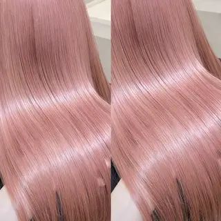 ロング カラー 👑髪質改善wカラー /ハイトーン/アユカのヘアスタイル