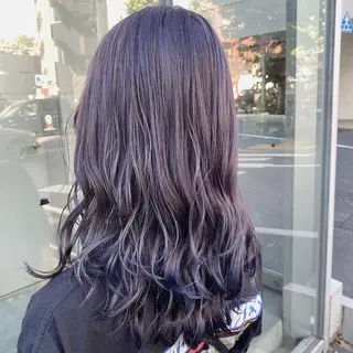 カラー 韓国風レイヤー透明感 艶髪カラー/岡田悠希のヘアスタイル