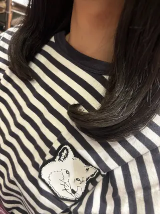 セミロング 上野 七奈穂のヘアスタイル