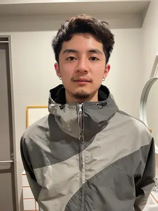 ショート メンズ カラー パーマ KOUSUKE /レイヤーカットのヘアスタイル