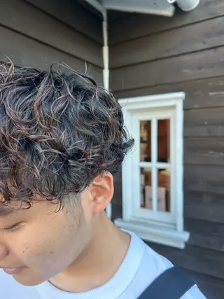 パーマ メンズ 金森 有希のヘアスタイル