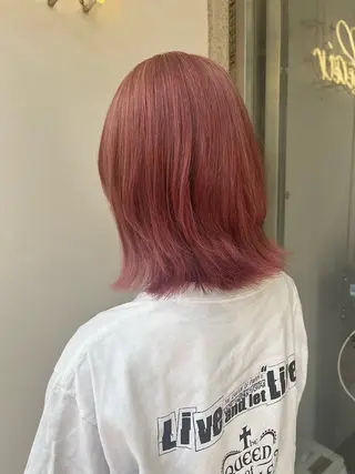 ミディアム 韓国風透明感カラー 💎YUI💎のヘアスタイル