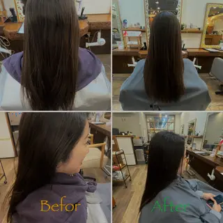 セミロング 島田 つかさのヘアスタイル