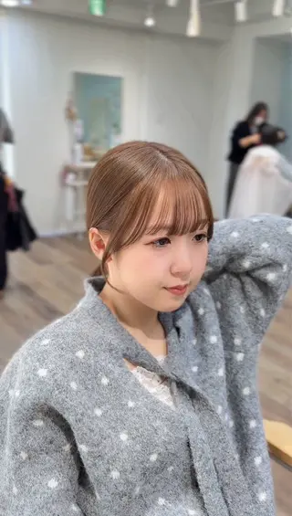 ロング カラー honoka/レイヤ ー/艶感カラー/韓国のヘアスタイル