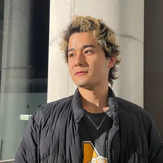 ショート パーマ メンズ ⚾️横浜メンズカット 阿部龍馬🍺🍔のヘアスタイル