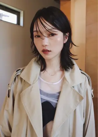 ミディアム 小林 美咲のヘアスタイル