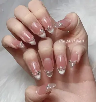 ネイル HANA 長さだしのネイルデザイン