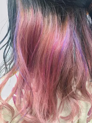 ロング カラー OAK溝の口 𖠋SHINYAのヘアスタイル