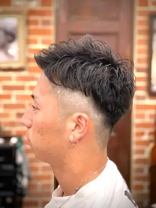 ショート HIRO銀座　バーバーショップ大宮所属・ヒロ銀座 林のヘアスタイル