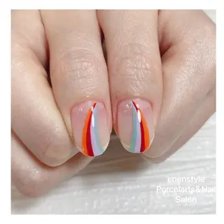 ミディアム ネイル 👑enen style👑のネイルデザイン