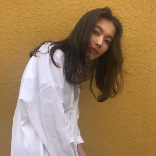 セミロング ボブ／レイヤー／艶 🦕risa  森下のヘアスタイル