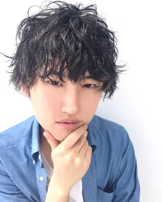 ショート パーマ メンズ Re:ta KANZOのヘアスタイル