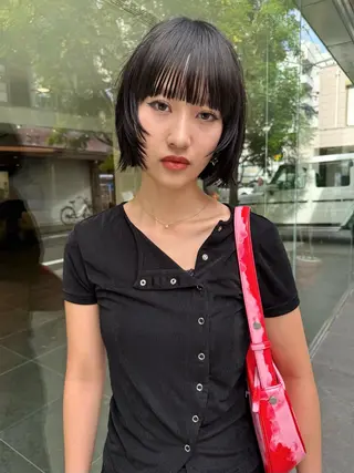 ミディアム レイヤー/ボブ/ パーマ/Riku🪐のヘアスタイル