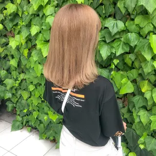 ミディアム カラー 💗💗韓国レイヤー yu-ki💗💗のヘアスタイル