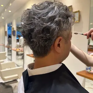 ショート パーマ メンズ QUENCH hair design所属・Kinoshita Akieのヘアスタイル