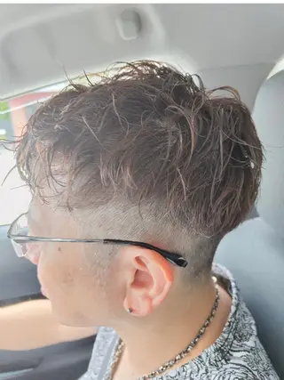 メンズ パーマ Fucai tomocoのヘアスタイル