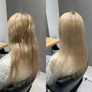 セミロング 髪質改善ヘアケア 艶髪特化/上田のヘアスタイル