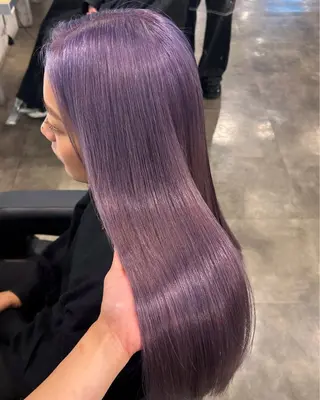 ロング カラー IS所属・横浜美容室/透明感 カラー/レイヤーのヘアスタイル