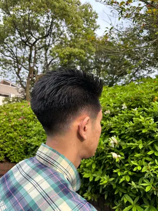 ショート メンズ カットインアルファα所属・日野 慎鷹のヘアスタイル