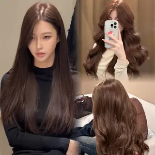 ロング カラー 艶カラー♡クール トレンドヘア♡アユミのヘアスタイル