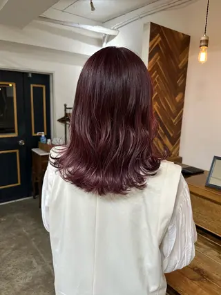 ミディアム NAGISA 🎀透明感カラー🎀のヘアスタイル