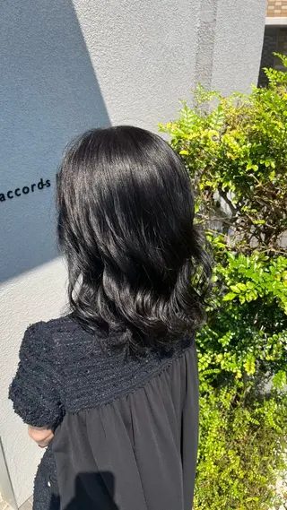 カラー 坂下 かのんのヘアスタイル