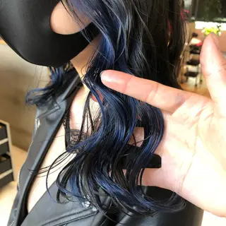 セミロング カラー 古屋 花織のヘアスタイル