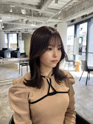 ミディアム 店長/レイヤーカット /大東悠生のヘアスタイル