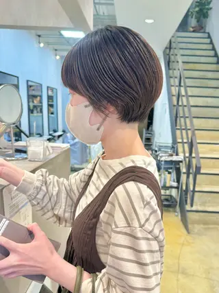 ショート メンズパーマ/フェ ザーパーマ/古川晴輝のヘアスタイル