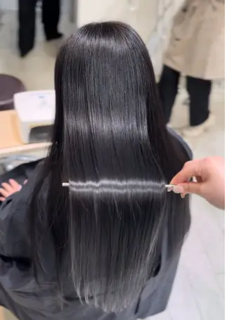 ロング カラー jolie fille 高石店所属・桧作 みくのヘアスタイル