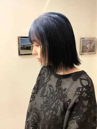 ミディアム カラー レイヤーカットとハイ トーン/HIROKIのヘアスタイル