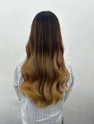 ロング ヘアアレンジ ガーリー×韓国🎀 ⟡.·天野結良⟡.·のヘアスタイル