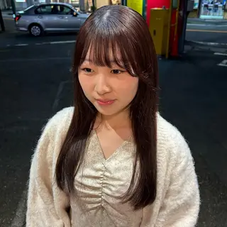 ロング 🎀ハイトーン/ 艶カラー/夕月🎀のヘアスタイル