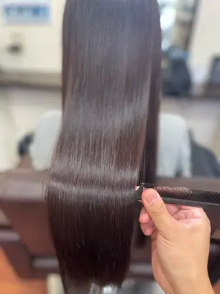 ミディアム 田中 就のヘアスタイル