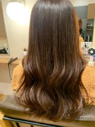 ロング u n aのヘアスタイル