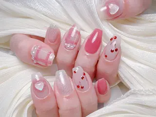 ネイル 🎀も ものネイルデザイン