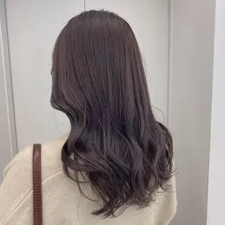 セミロング カラー ヘアアレンジ 韓国艶カラー🇰🇷 DISCO💙のヘアスタイル