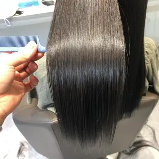 ロング ムトウセイマ/艶髪 /艶ケアWブリーチのヘアスタイル