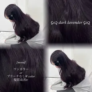 ロング カラー ヘアアレンジ メンズ 🩰韓国ガーリー🏹 kotono🪽のヘアスタイル