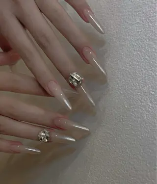 ネイル 長さだし専門 ありさのネイルデザイン