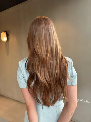 ロング 🎀韓国レイヤー/透 明感カラー/airiのヘアスタイル