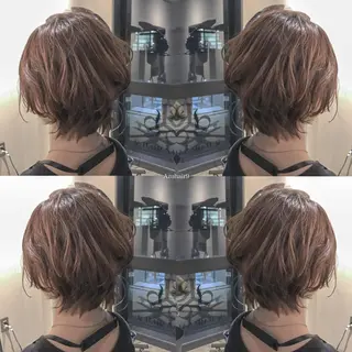 ショート カラー Ｒ HAIR SALON所属・RHAIRSALON 西山梓のヘアスタイル