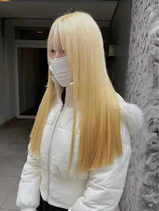 ロング カラー ヘアアレンジ 髙橋 リナ‪のヘアスタイル