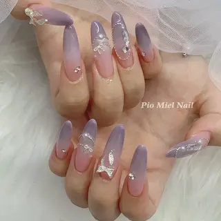 ネイル HANA 長さだしのネイルデザイン