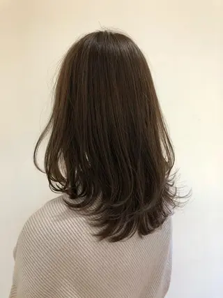 セミロング カラー ヘアアレンジ 店長/ 加藤 流菜のヘアスタイル