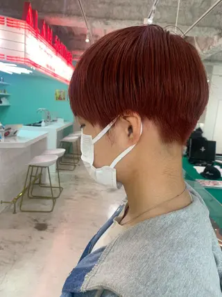 ショート カラー ヘアアレンジ 🧨ブリーチー×ボブ レイヤー💎じゅえるのヘアスタイル