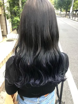 ロング 國次 夕貴のヘアスタイル