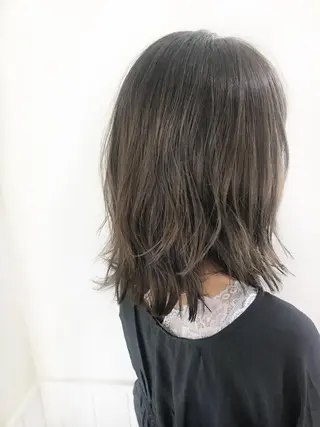 ミディアム カラー パーマ×ウルフカット koya☆のヘアスタイル