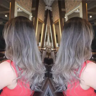 ミディアム カラー JILBLAN京都 ショート/ハイライトのヘアスタイル